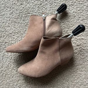 BCBG Generation suede tan boots